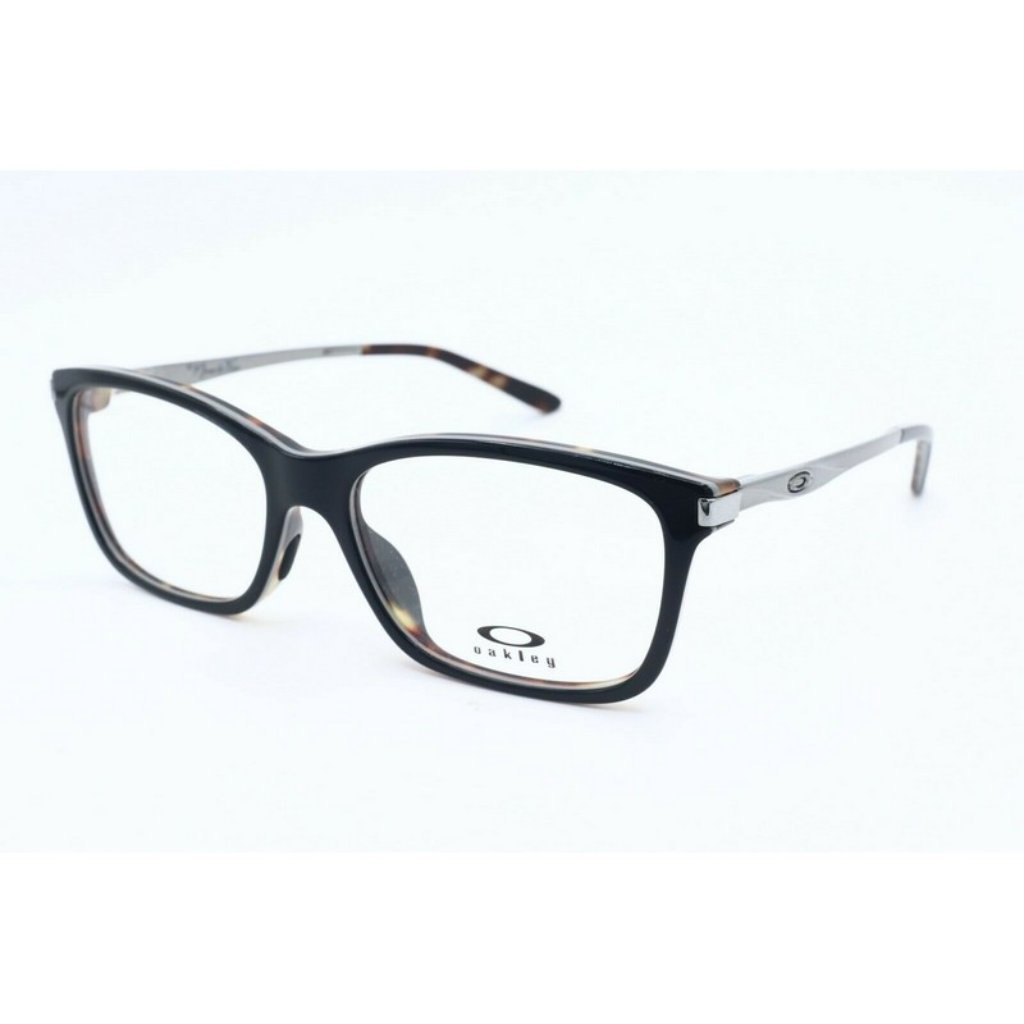 New Oakley Nine To Five Ox 1127-0152 Square Black Tortoise Eyeglasses Transparen